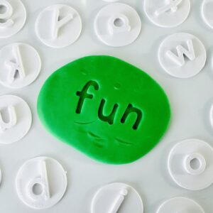 Lowercase letter stamps
