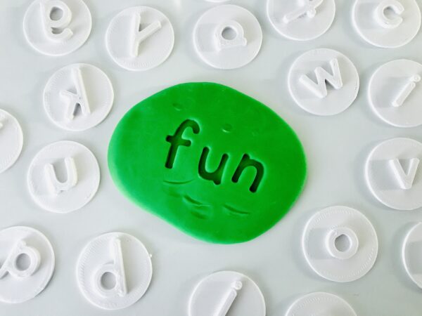 Lowercase letter stamps